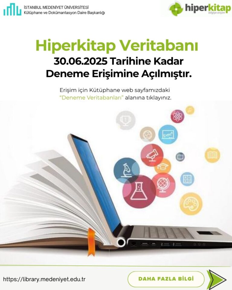 Hiperkitap e-Book Veritabanı Deneme Erişimi