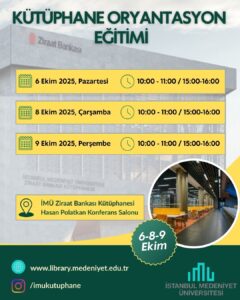 Kütüphane Oryantasyon Eğitimi