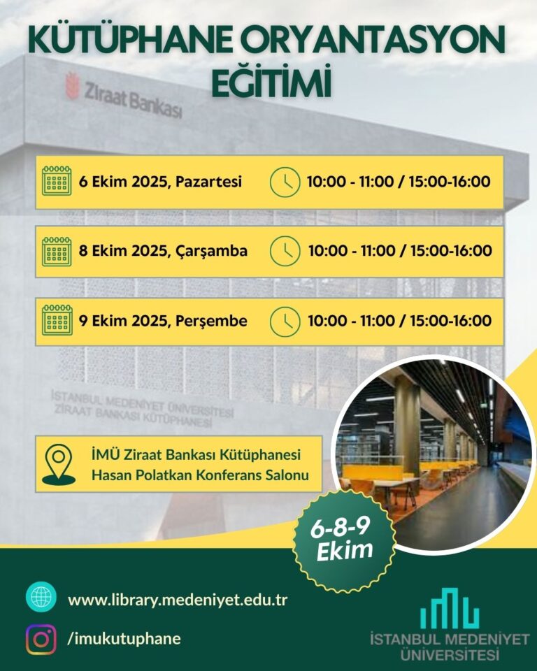 Kütüphane Oryantasyon Eğitimi