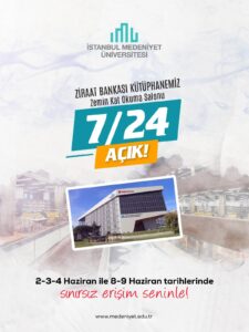 7/24 Kütüphane Kullanımı