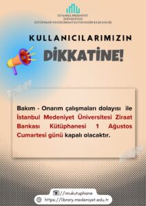 Bakım – Onarım Çalışması