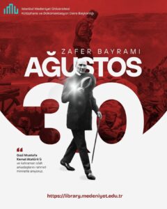30 Ağustos Zafer Bayramı Kutlu Olsun!