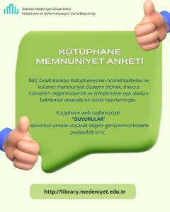 Kütüphane Memnuniyet Anketi